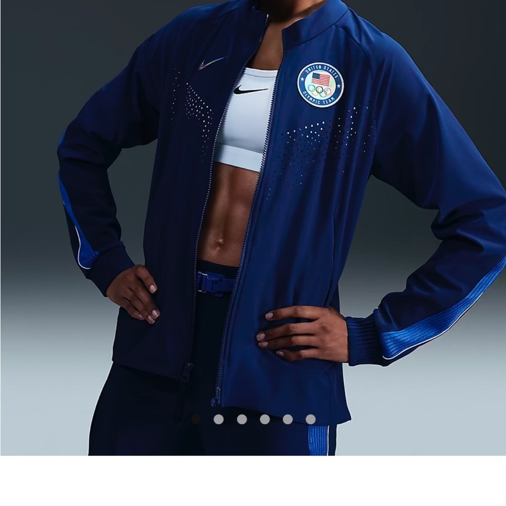 Nike Navy Team USA Athletic Jacket